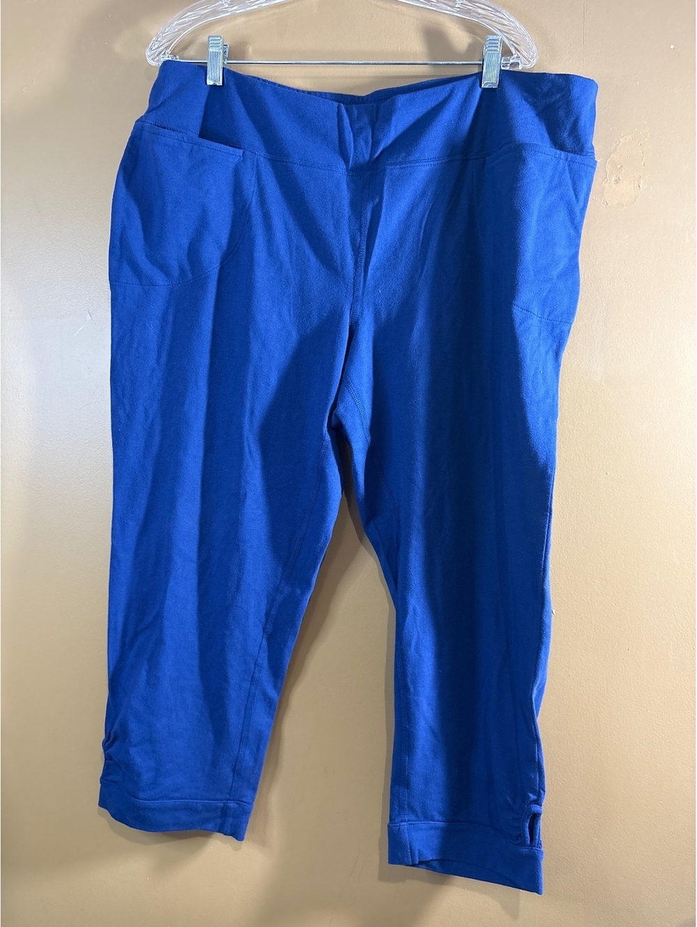 HC1262 d&co. Active Women's Blue Capri Pants US XL